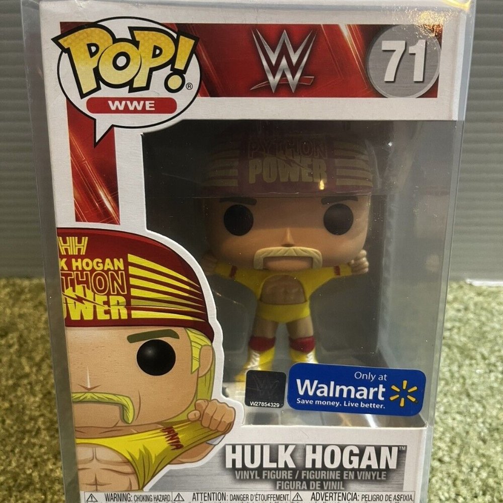 New Funko POP Hulk Hogan Wrestling Walmart Exclusive Figure #71 Free Protector